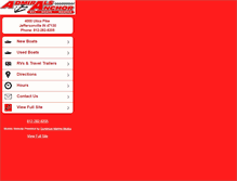 Tablet Screenshot of admiralsanchor.com